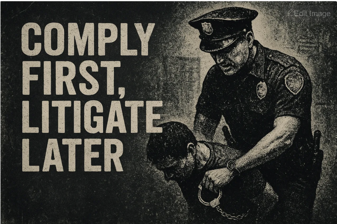 Comply First, Litigate Later